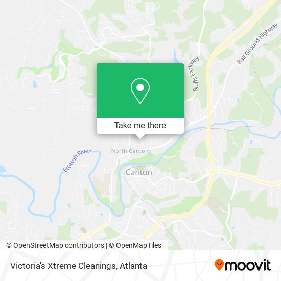 Victoria's Xtreme Cleanings map