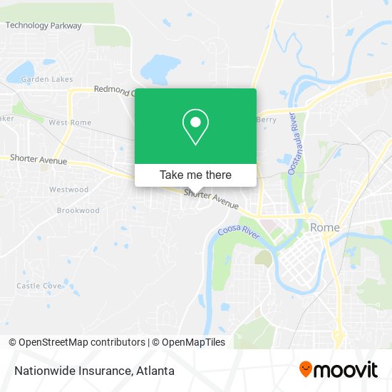 Nationwide Insurance map