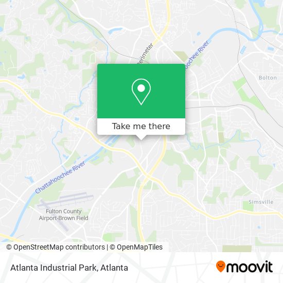 Mapa de Atlanta Industrial Park