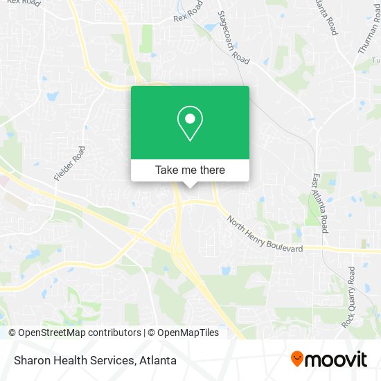 Sharon Health Services map