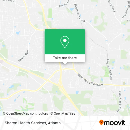 Sharon Health Services map