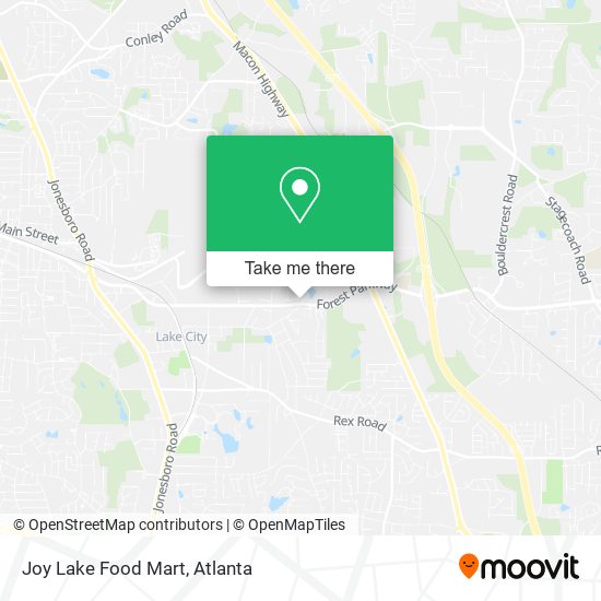 Joy Lake Food Mart map