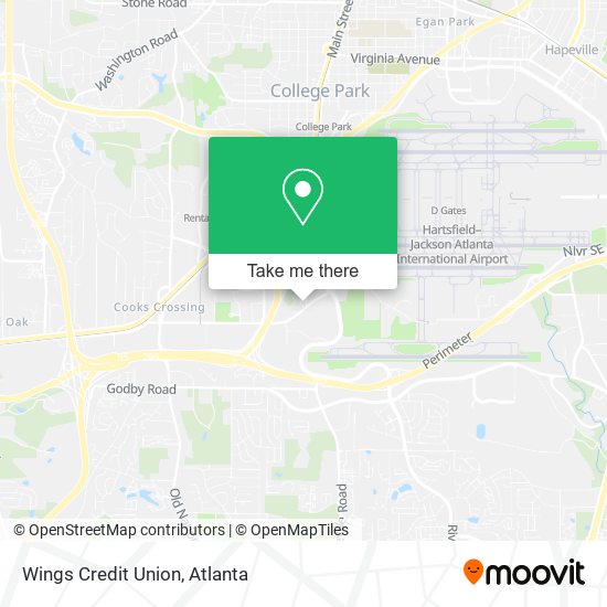 Mapa de Wings Credit Union