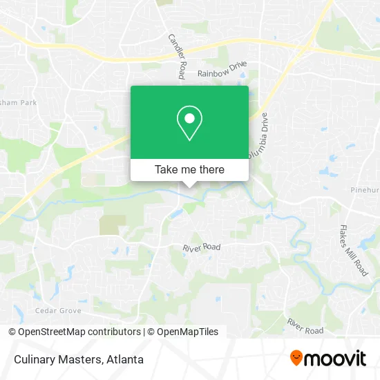 Culinary Masters map