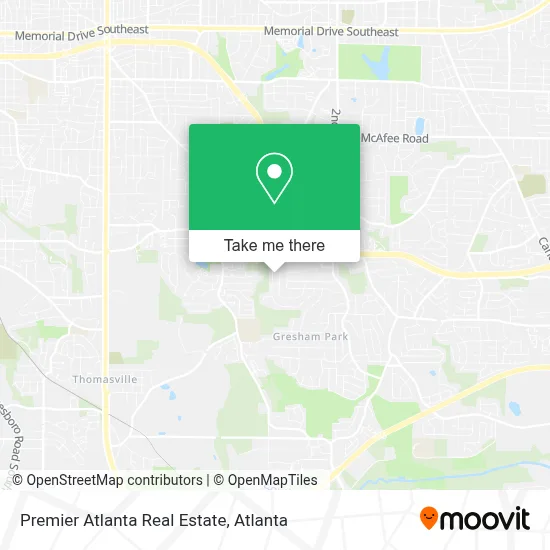 Premier Atlanta Real Estate map