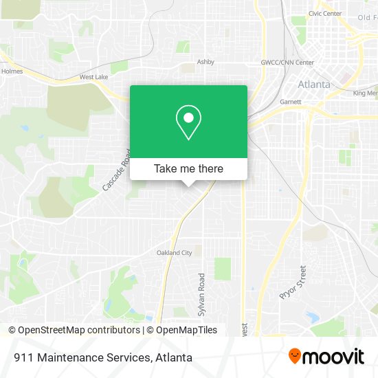 911 Maintenance Services map