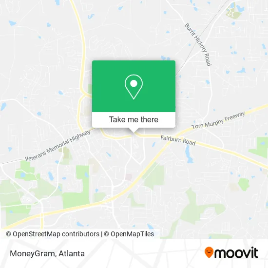 MoneyGram map