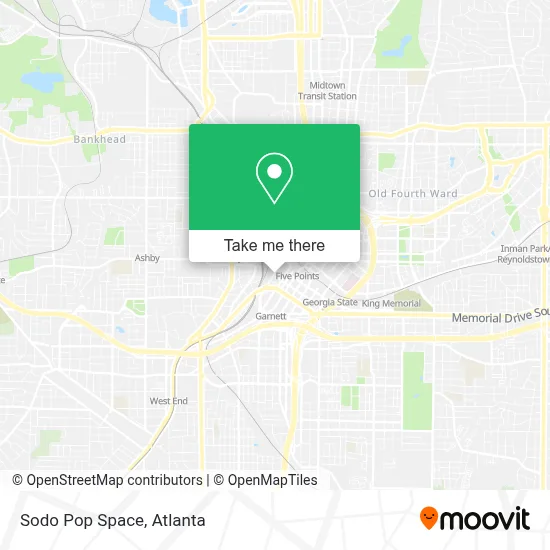 Sodo Pop Space map