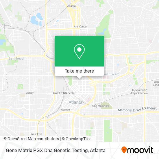 Gene Matrix PGX Dna Genetic Testing map