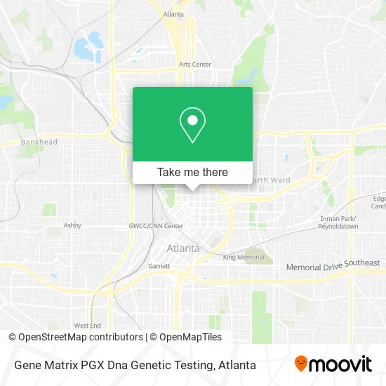 Mapa de Gene Matrix PGX Dna Genetic Testing