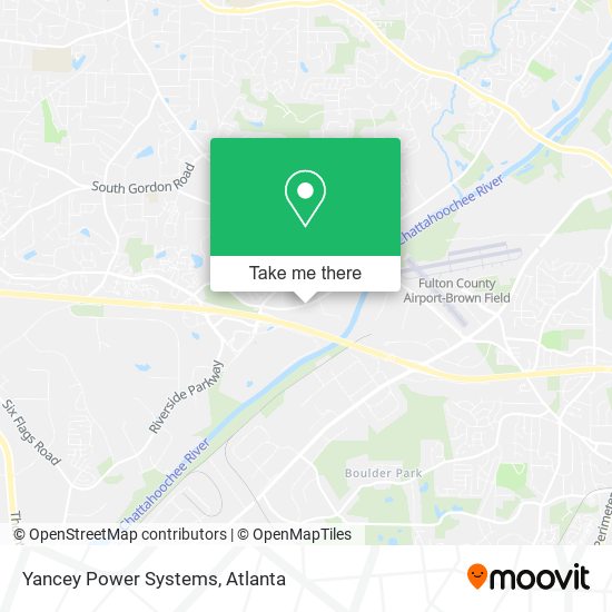 Yancey Power Systems map