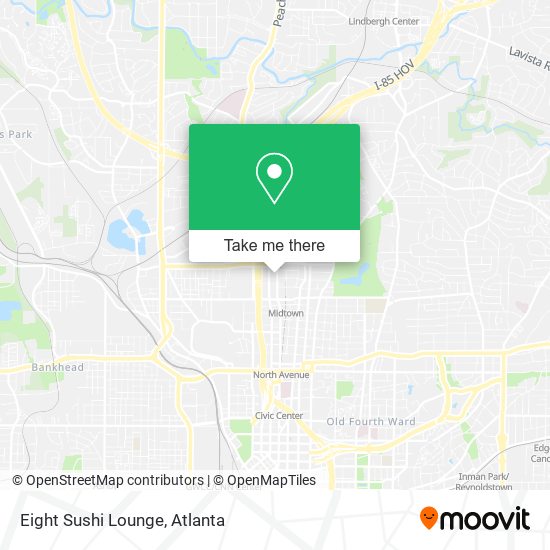 Eight Sushi Lounge map