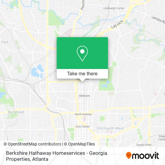 Mapa de Berkshire Hathaway Homeservices - Georgia Properties