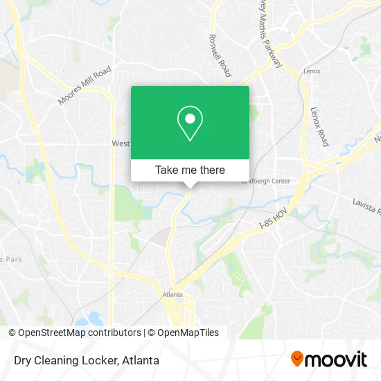 Dry Cleaning Locker map