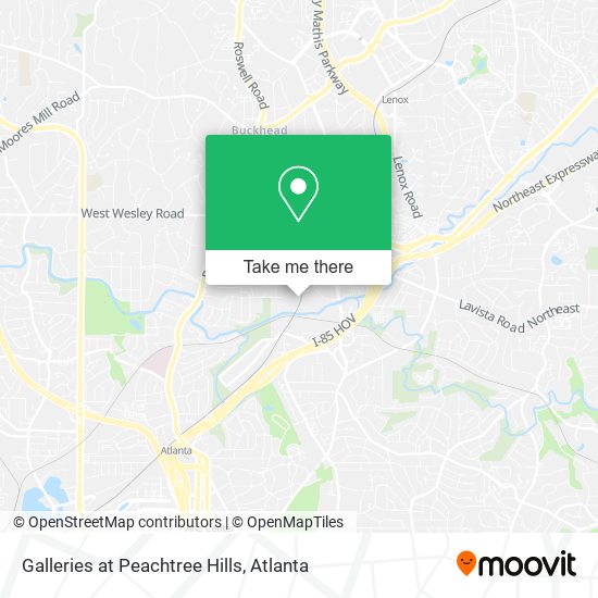 Galleries at Peachtree Hills map