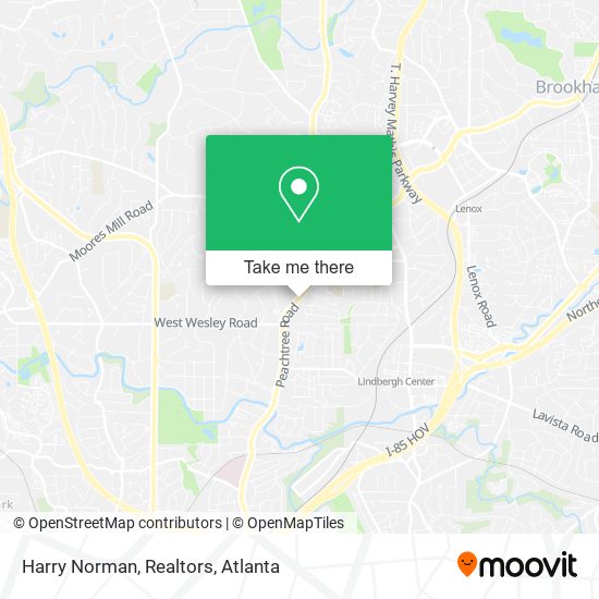 Harry Norman, Realtors map