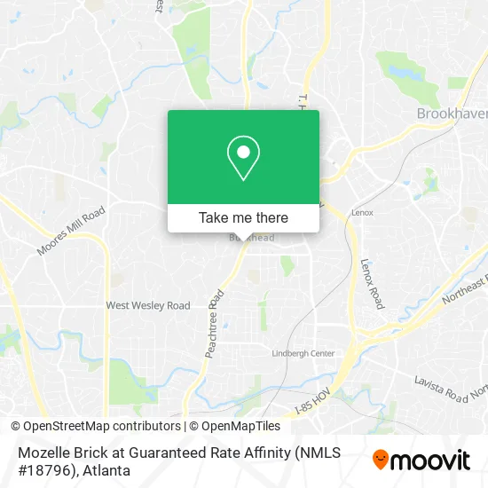 Mozelle Brick at Guaranteed Rate Affinity (NMLS #18796) map