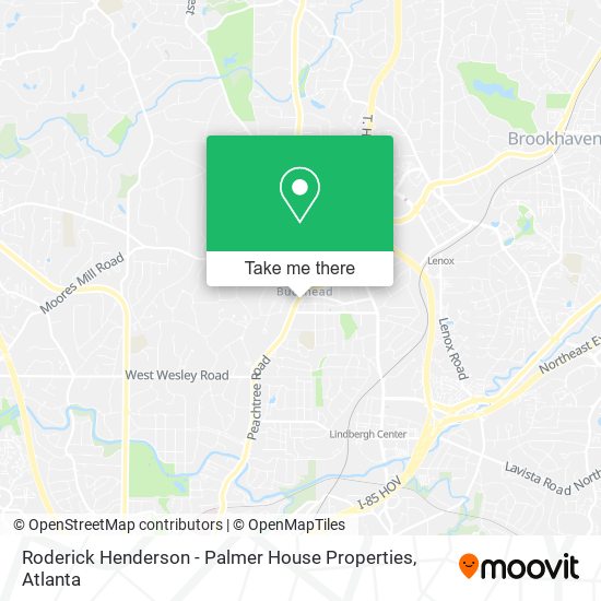 Roderick Henderson - Palmer House Properties map