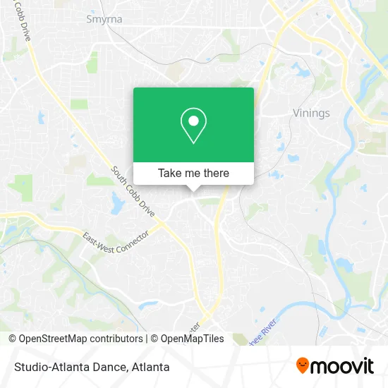 Studio-Atlanta Dance map