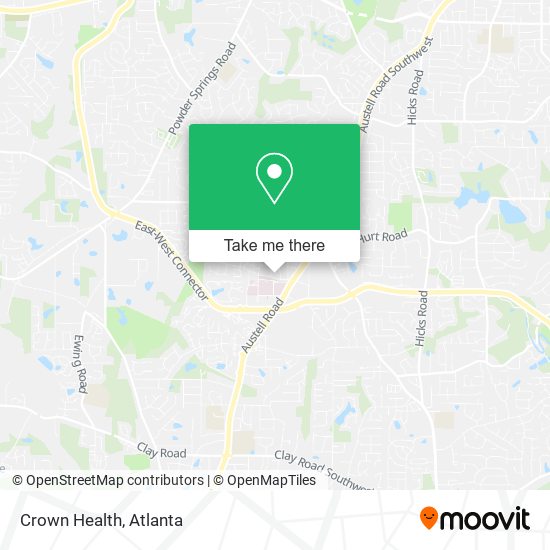 Crown Health map