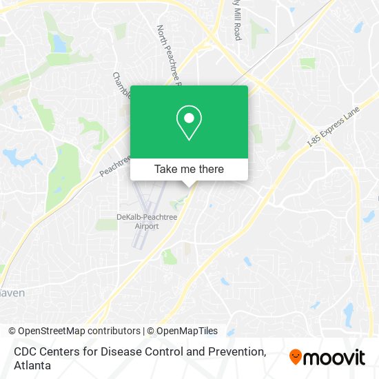 CDC Centers for Disease Control and Prevention map