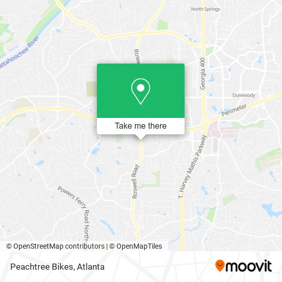 Mapa de Peachtree Bikes