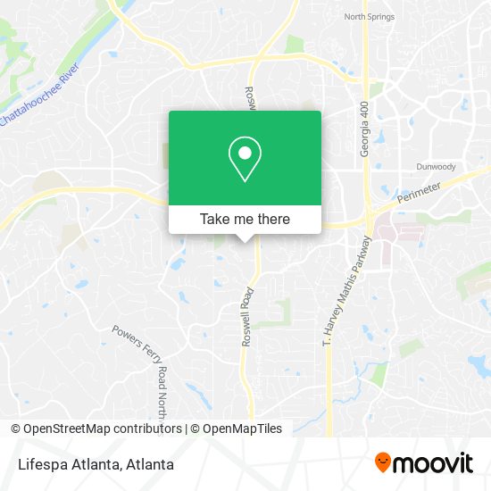 Mapa de Lifespa Atlanta