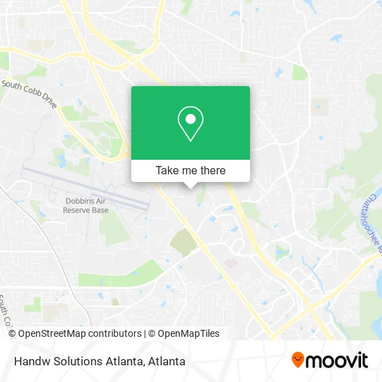 Handw Solutions Atlanta map