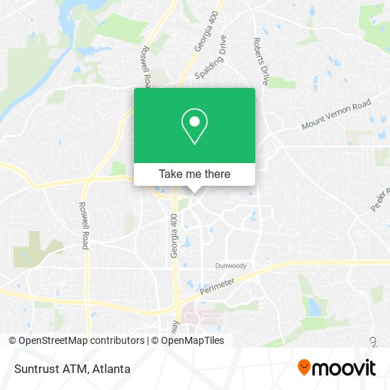 Mapa de Suntrust ATM