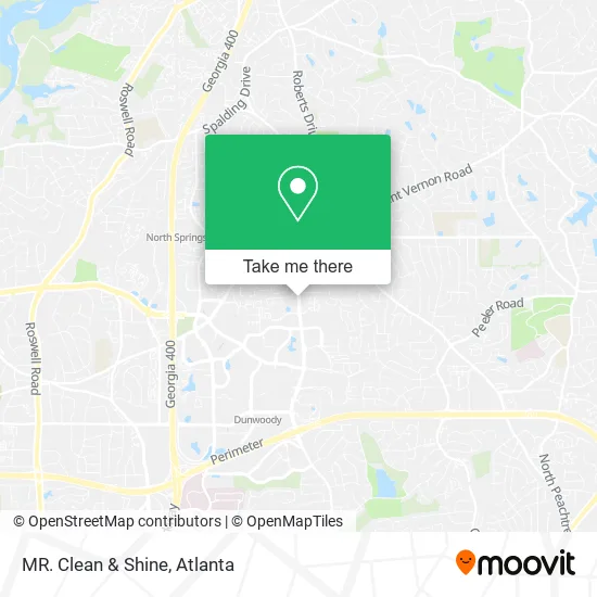 MR. Clean & Shine map
