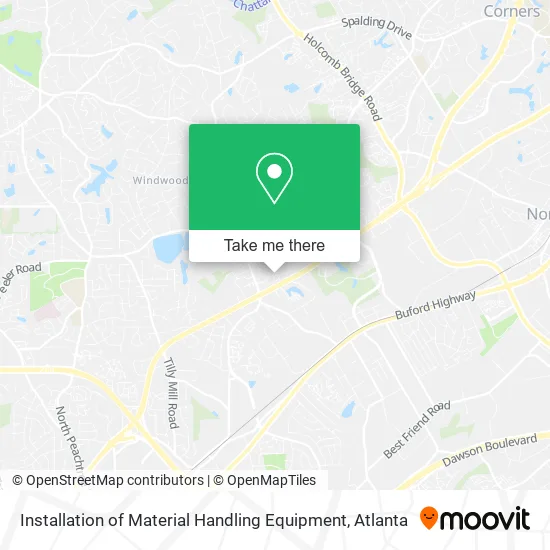 Installation of Material Handling Equipment map