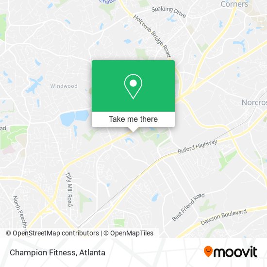 Champion Fitness map