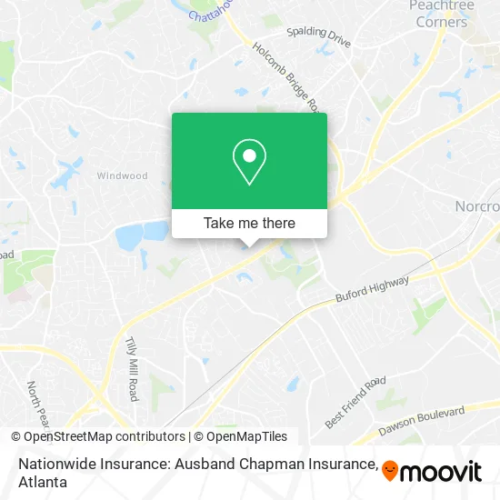 Nationwide Insurance: Ausband Chapman Insurance map
