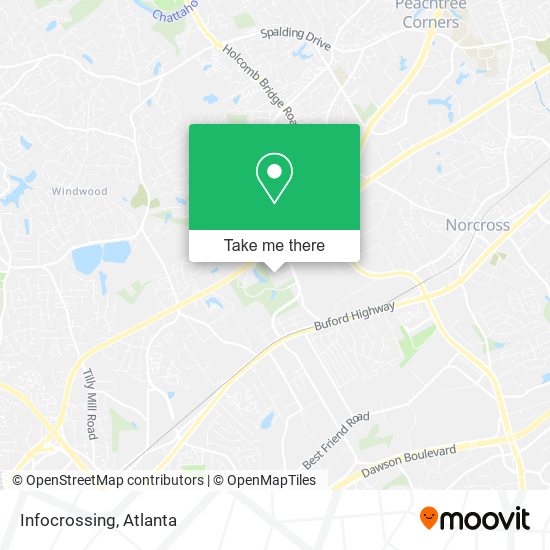 Infocrossing map