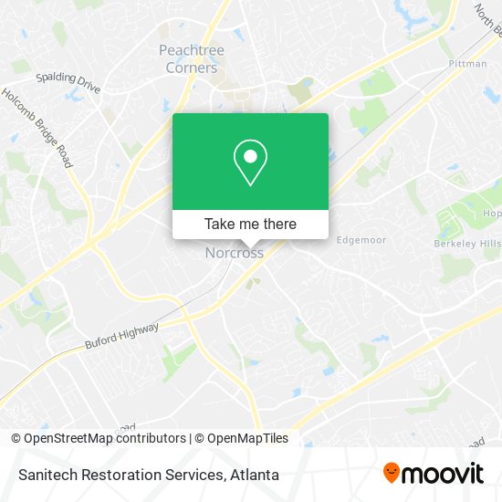 Sanitech Restoration Services map