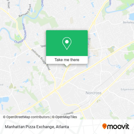 Manhattan Pizza Exchange map