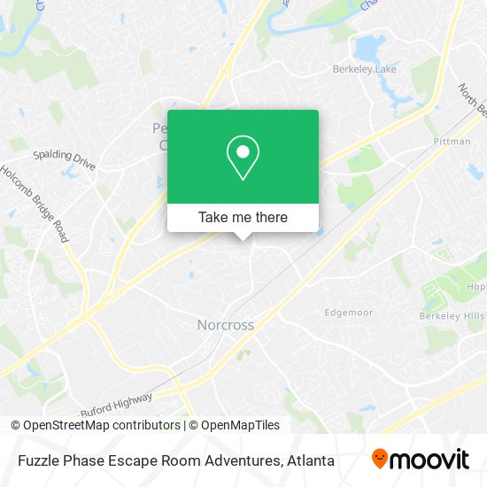 Fuzzle Phase Escape Room Adventures map