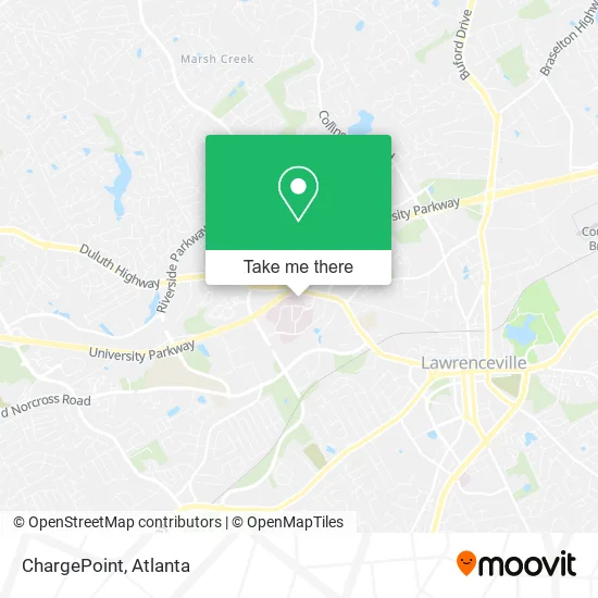 ChargePoint map