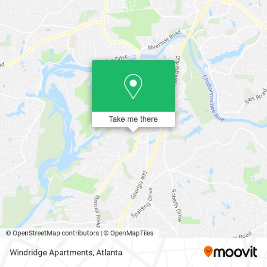 Mapa de Windridge Apartments