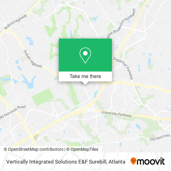 Mapa de Vertically Integrated Solutions E&F Surebill