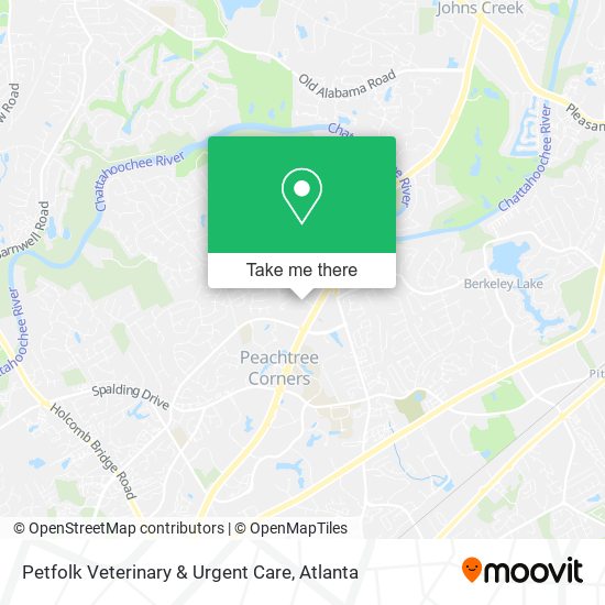 Petfolk Veterinary & Urgent Care map