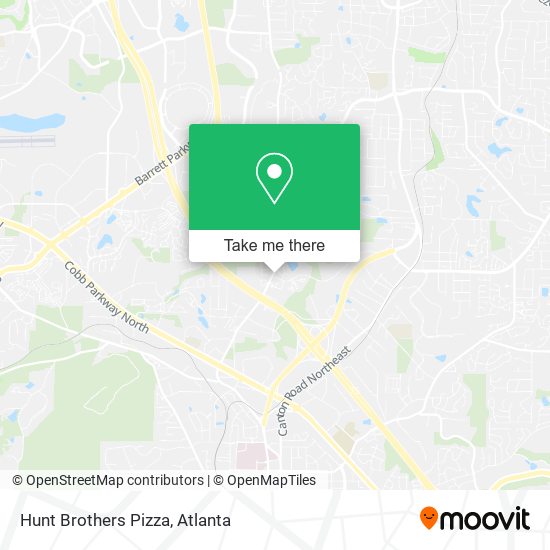 Mapa de Hunt Brothers Pizza