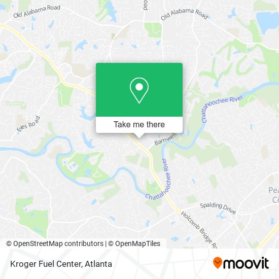 Kroger Fuel Center map