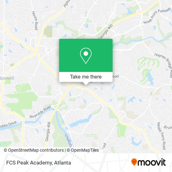 Mapa de FCS Peak Academy