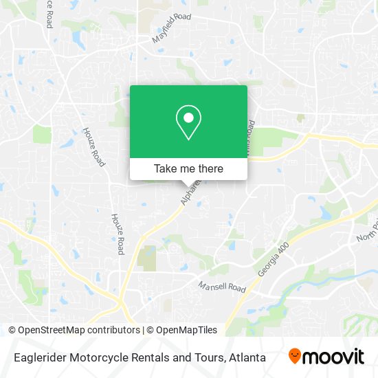 Mapa de Eaglerider Motorcycle Rentals and Tours