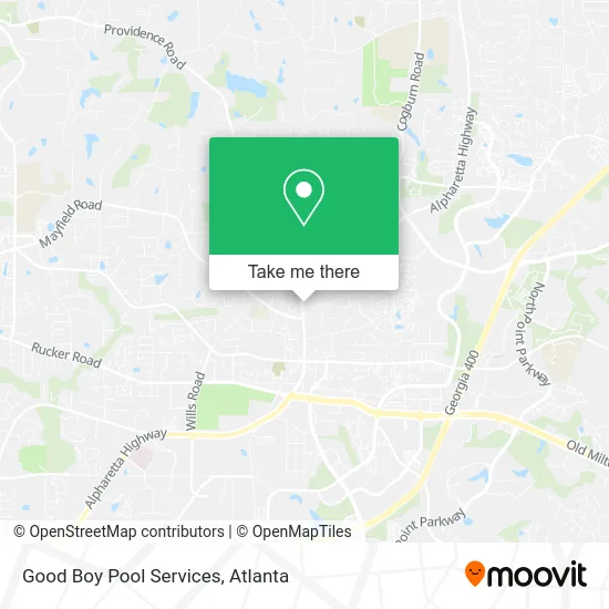 Good Boy Pool Services map