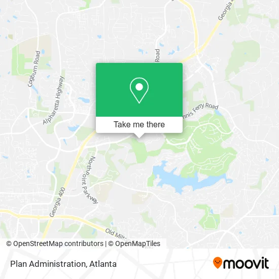 Plan Administration map