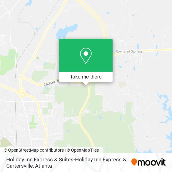 Holiday Inn Express & Suites-Holiday Inn Express & Cartersville map
