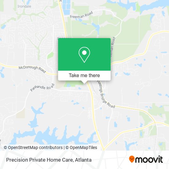 Precision Private Home Care map