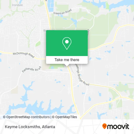 Keyme Locksmiths map